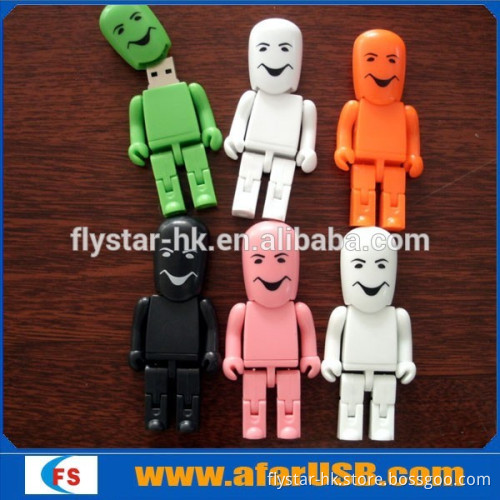 Different kinds of human shape usb flash drive with factory price